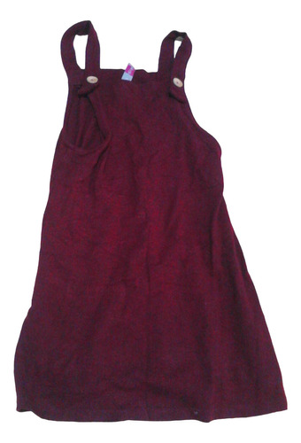 Vestido Vinotinto Lefties Niña 5/6 Años