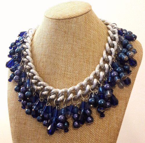 Collar Perla Azul