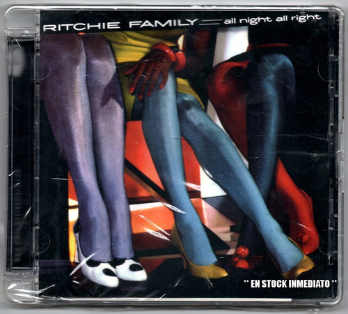 Cd ** The Ritchie Family ** All Night All Right ** Imp Nuevo