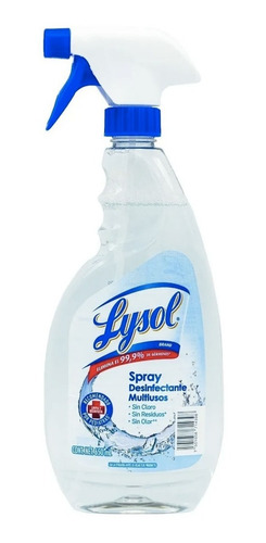 Lysol Spray Desinfectante Multiusos 650ml Atomizador