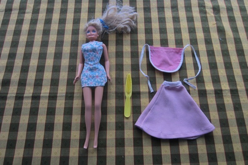 Barbie Con Vestido, Original Mattel!!, 1986!!, Vintage!!,