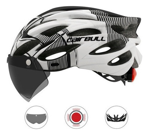 Cairbull - Mountain Bike Helmet With Lens