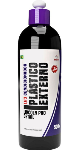 Condicionador De Plástico Externo Carro Moto 500ml Lincoln