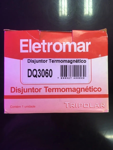 Disjuntor Tripolar Dq3060 5/3ka@220/380v - Eletromar