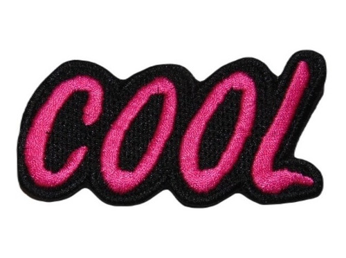 Parche (escudo) Bordado Termoadherible, Icono Moda Cool Pink