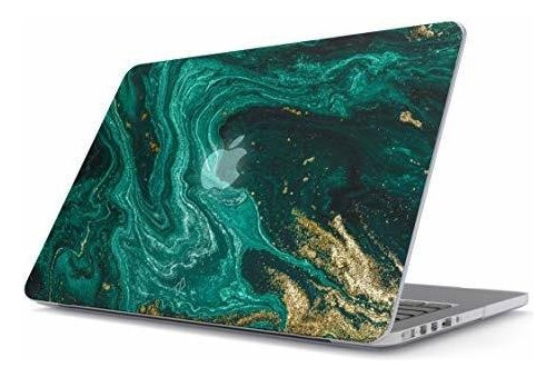 Funda Para Macbook Air 11 Pulgadas Rigida Marmol Verde Jade