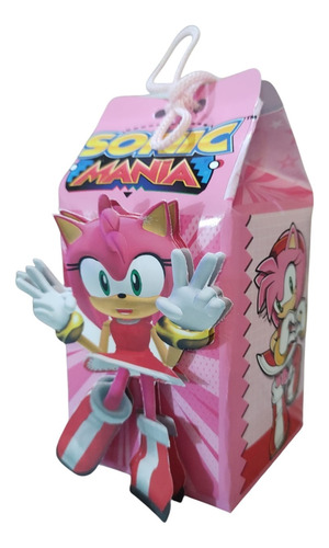 Cajitas Milk Box Sonic #3 Para Fiestas - 10 Unidades