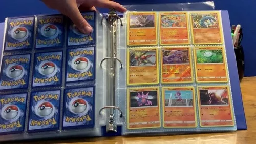 Pasta Album Tipo Fichário Pokémon - Trading Card Game Tcg