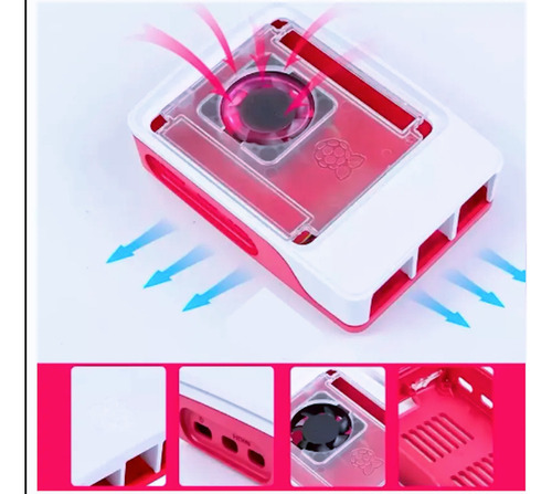 Kit Raspberry Pi 5 Pi5 B 8gb Fonte Case + Nota Fiscal