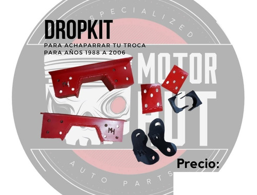 Dropkit (kit Trasero Para Achaparrar Silverados)