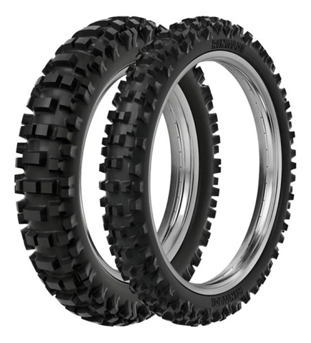Par Pneu 70/100-19 + 90/100-16 Rinaldi Rmx 35 Crf 150f Ttr