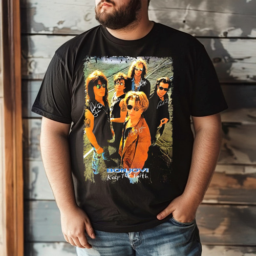 Playera Unisex Bon Jovi - Estilo Único Y Confortable