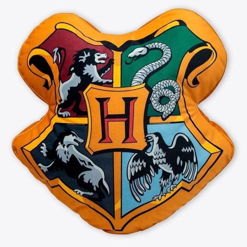 Almofada Formato Selo Hogwarts | Decorativa | Harry Potter