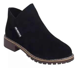 Botas Martin De Moda Plana Para Mujer