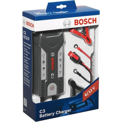 Cargador De Baterias Bosch C3 6v/12v 220v 3,8amp