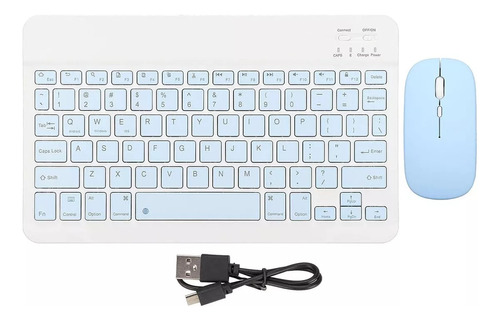 Kit Teclado + Mouse Inalambrico Bluetooth Recargable Diginet