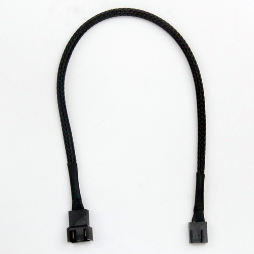 Cable Extensor Negro 4 Pines Pwm 60cm Para Ventilador Cpu