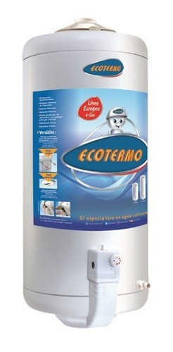 Termotanque A Gas Ecotermo Europeo 80 Lts Superior