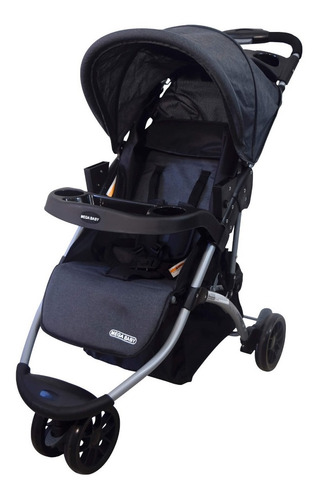 Imagen 5 de 10 de Coche Jogger Mega Baby Travel System 3 Ruedas Con Huevito