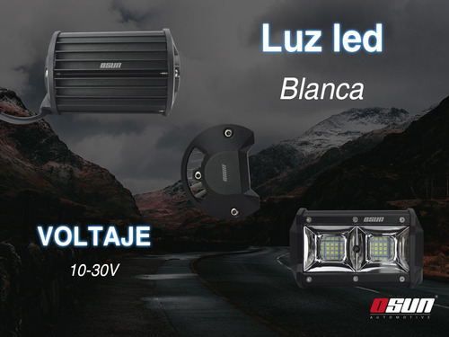 Imagen 5 de 8 de Faro Led Con 72w Luz De Alta Intensidad Con 18 Led Tipo 3030