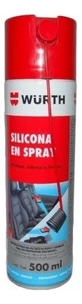 Silicon Wurth En Spray 500 Ml Lubrica Y Protege
