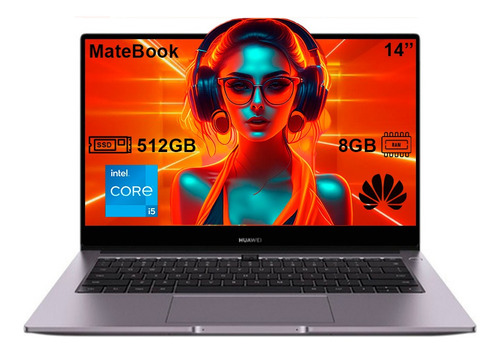 Laptop Huawei Matebook B3-420 I5-1135g7 512gb 8gb Ram W10p (Reacondicionado)