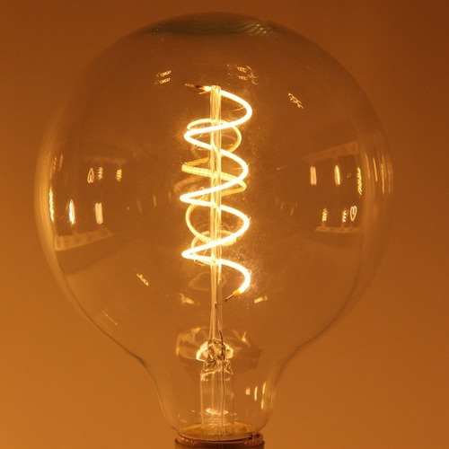 Imagen 2 de 6 de Portalampara + Lampara Led T125 + Cable Textil