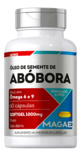 Oleo Semente Abobora 60caps 1000mg