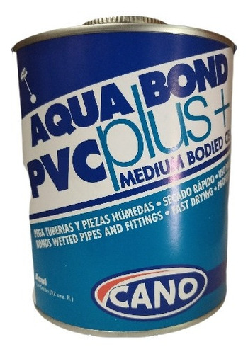 Cano Pegamento Pvc Agua Fria 1/4 