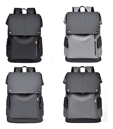 Mochila De Negocios For Hombre De 17 Pulgadas, Impermeable, For Portátil De Viaje,delgada Y Expandible, Con Puerto De Cargador Usb