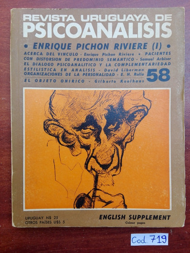 Revista Uruguaya De Psicoanálisis N°58 E. Pichón Riviere 1