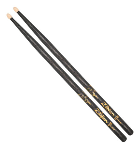 Baqueta Zildjian Z Custom 5b Black Chroma Em Hickory Z5bcbz 5b