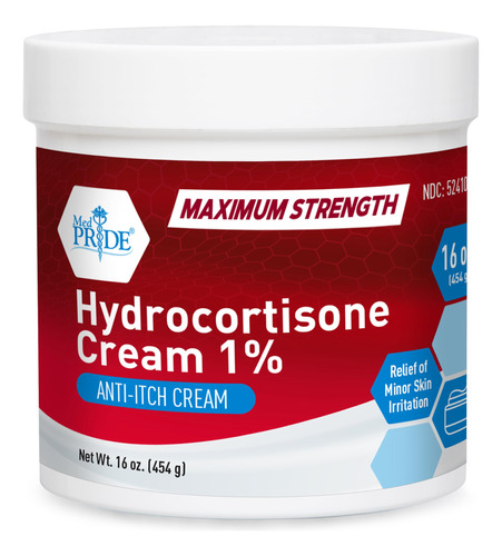 Medpride - Crema De Hidrocortisona Al 1%, Alivio De Picazon 