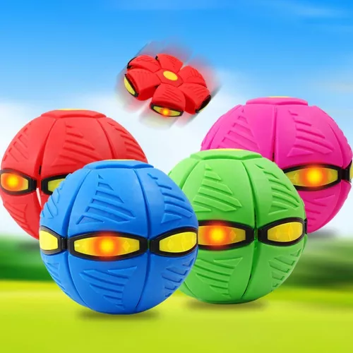 Bola Bouncy Luminosa Crianças Brinquedos Ao Ar Livre Flash Bola De Cristal  Com Botão Bateria Cor