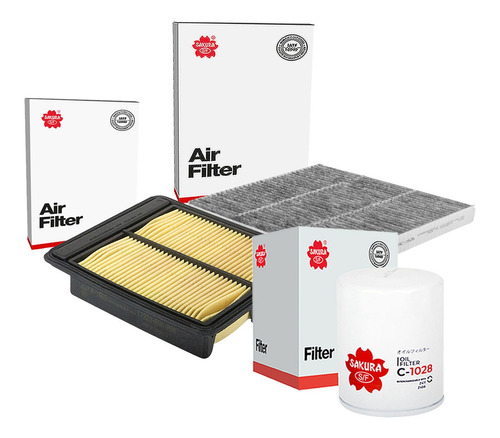 Kit Filtros Aceite Aire Cabina Honda Civic 1.8l L4 2011