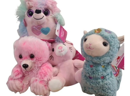 Set De 4 Peluches San Valentin De 15cm