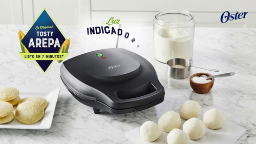 Tosty Arepa Oster La Original Antiadherente De 6 Cavidades
