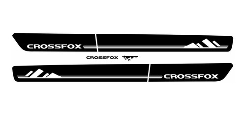 Adesivo Faixa Lateral Volkswagen Crossfox 2012 Cf004