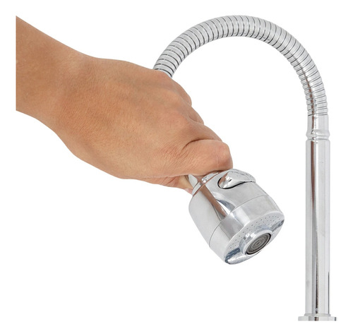 Torneira Para Cozinha Com Bica Flexível Gourmet Flex Delini