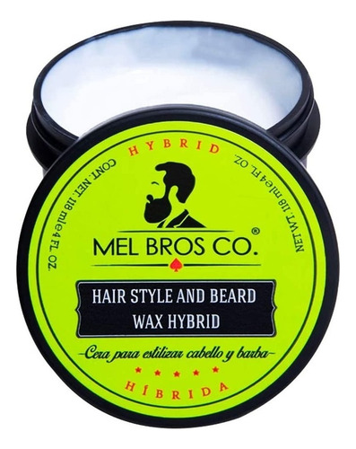 Cera Híbrida Estilizadora Mel Bros Co. Cabello Y Barba 118ml