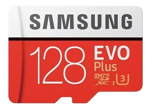 Cartão De Memória Samsung Mb-mc128ga/apc Evo Plus Com Adapta