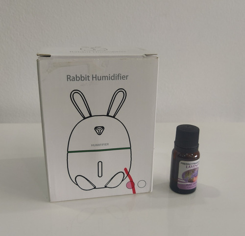 Humidificador De Aroma Conejo, Rosado, Con 1 Esencia, Usado