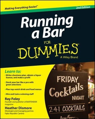 Libro Running A Bar For Dummies - Ray Foley