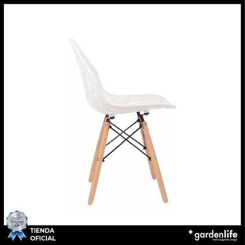Juego De Comedor Mesa Eames Rectangular 120x80 + 4 Akron