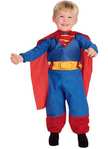 Disfraz Para Bebé Superman Talla 6-18 Meses Halloween