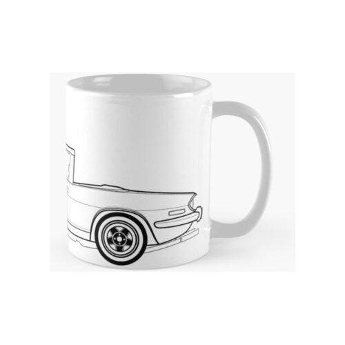 Taza Triumph Stag Classic Car Outline Obra De Arte Calidad P