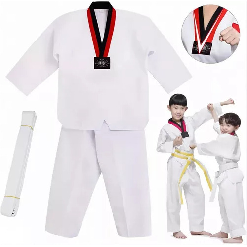 Traje De Taekwondo, Uniforme De Karate Para Niños