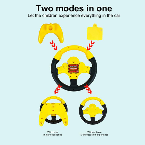 Steering Wheel Toy Children's Set Simulation Driving Early