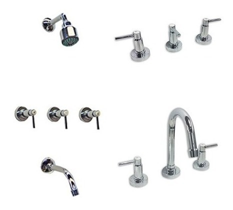 Imagen 5 de 6 de Set Completo Baño Inodoro Pringles Vanitory Combo Oferta