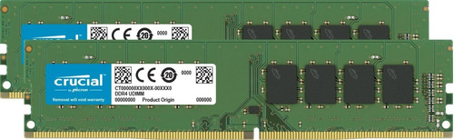 Memoria Crucial 64gb 32gbx2 Ddr4 3200mhz Cl22 Dimm 288-pin M